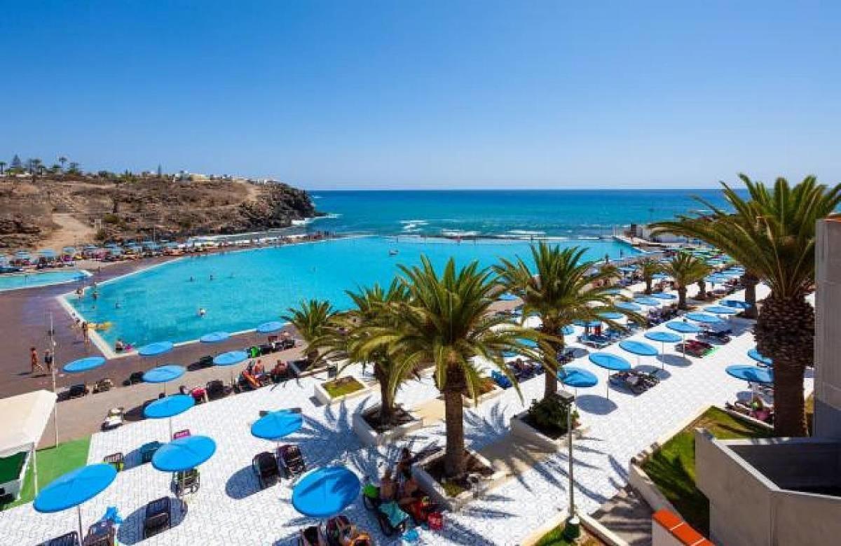Beach-Front Tenerife Sth Sea And Pool View Costa Del Silencio Zewnętrze zdjęcie