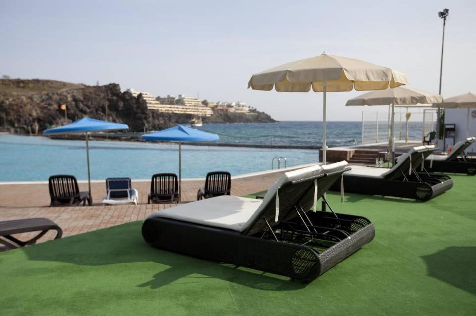 Beach-Front Tenerife Sth Sea And Pool View Costa Del Silencio Zewnętrze zdjęcie